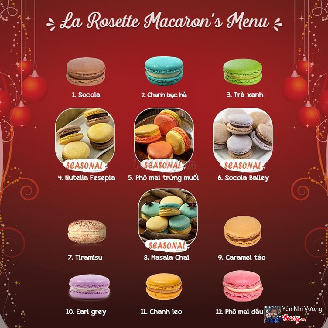 La Rosette Macaron - Shop Online Ở Quận Thanh Xuân, Hà Nội | Album Thực Đơn  | La Rosette Macaron - Shop Online | Foody.Vn